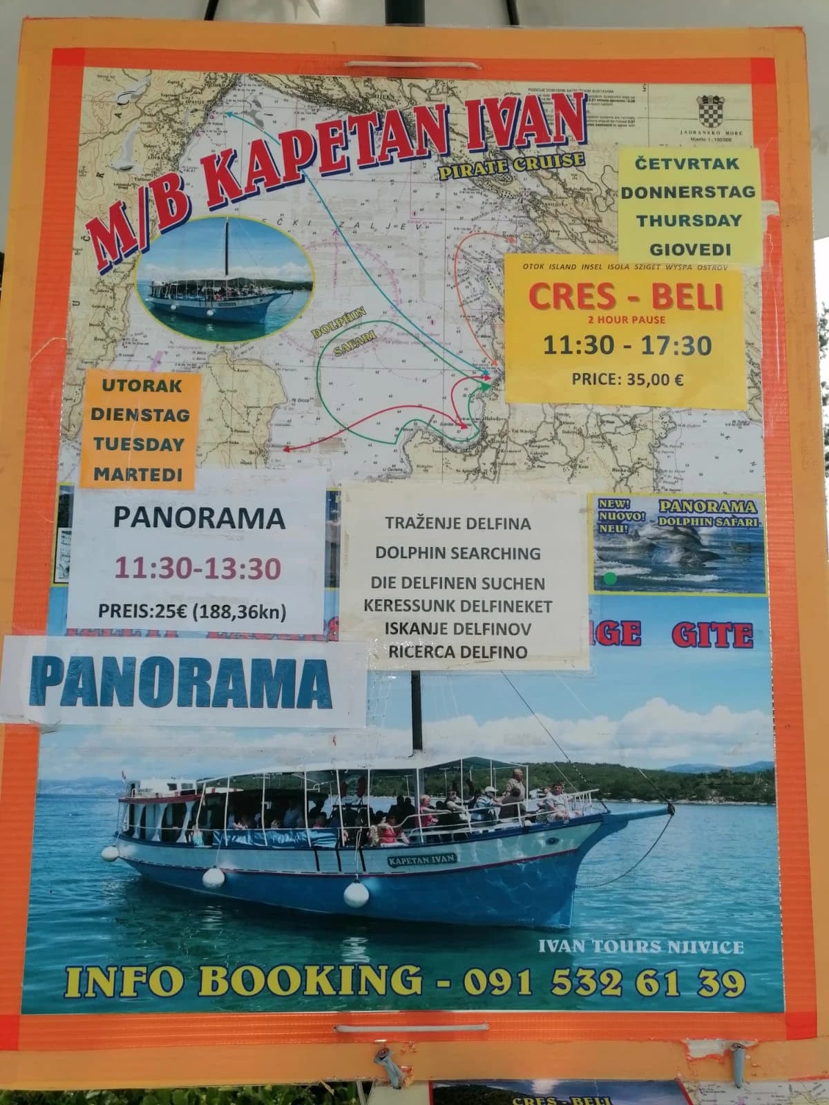 One of many boat trips